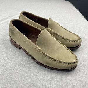 Allen Edmonds Sanibel Beige Tan Slide On Slip-On Loafers Men’s Size 9